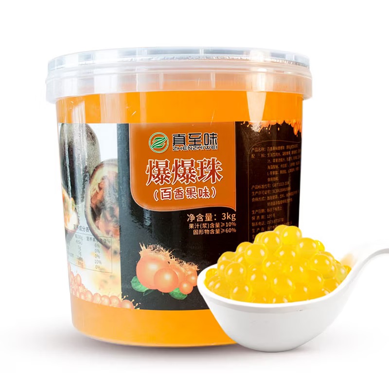 Passion Fruit Popping Boba 3kg