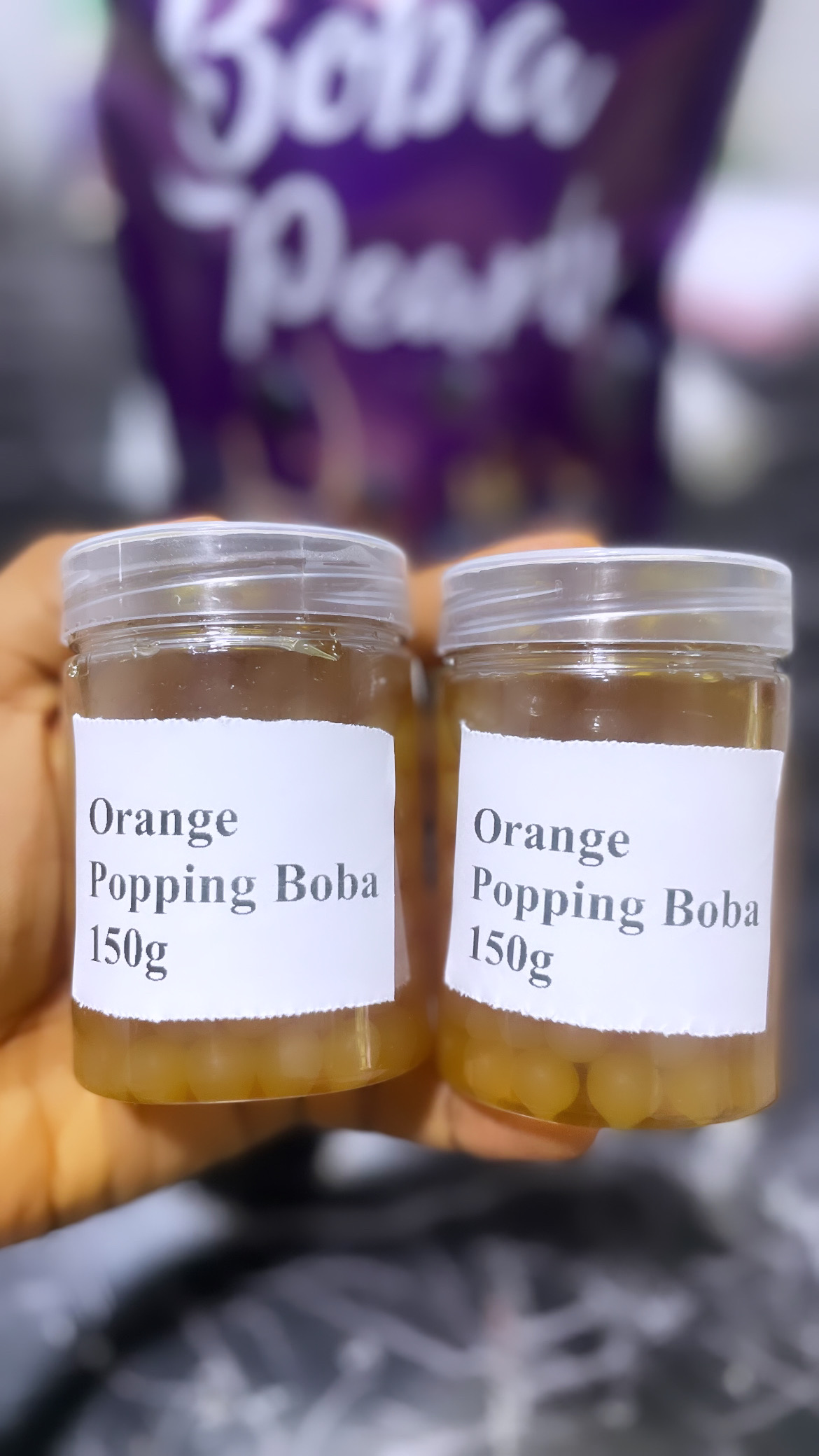 Orange Popping Boba 150g