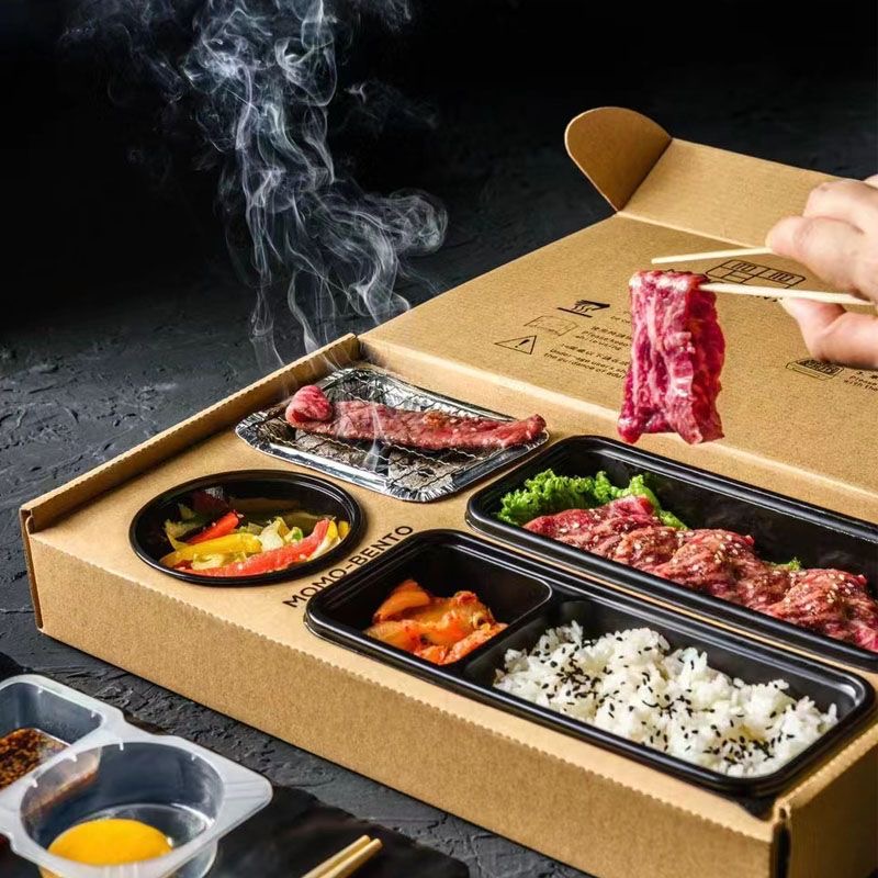 BBQ bento lunch lunch box