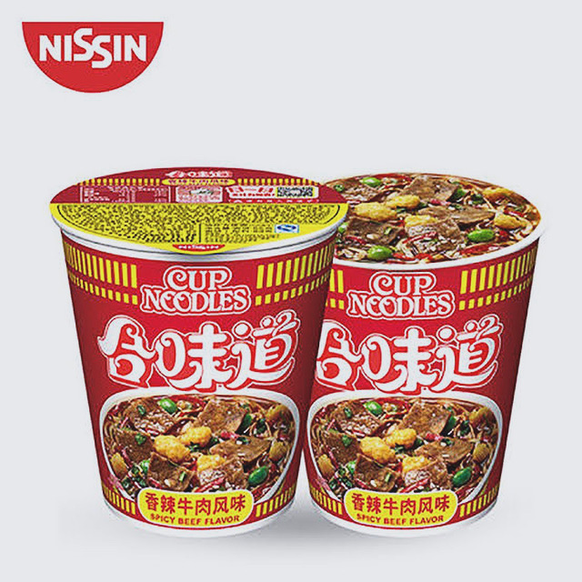 Nissin Spicy Beef Cup Noodles