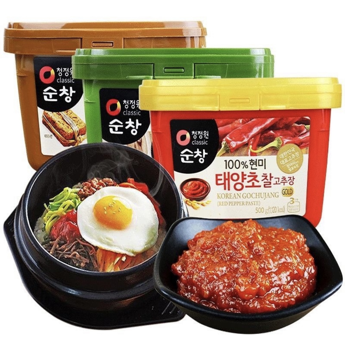 Korean Jang Trio (500g each)
