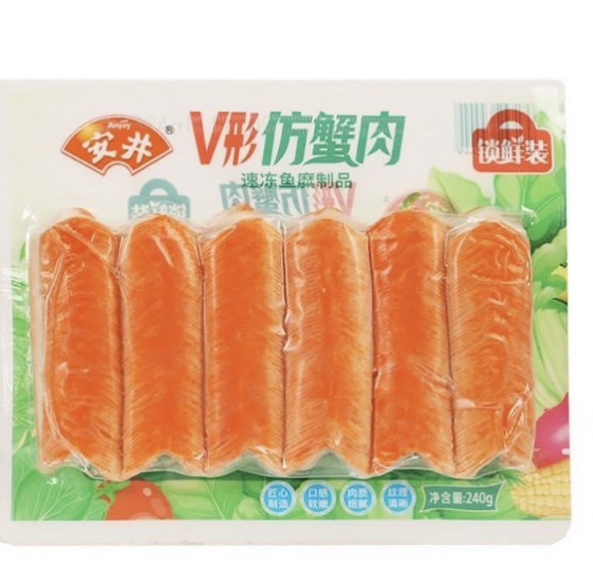 High Grade V Shaped Crab Sticks