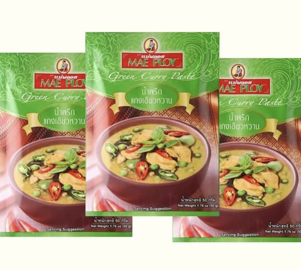 Thai green curry sachet